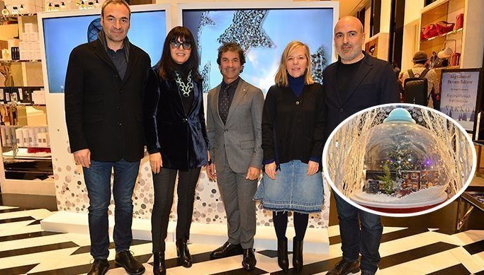 Kar Küreleri Vakko Vitrinlerinde Buluştu